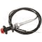 Motormite CONTROL CABLES WITH 2 IN BLACK KNOB 10 F 55204 - alternate 3